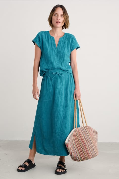 Bee Orchid Maxi Skirt