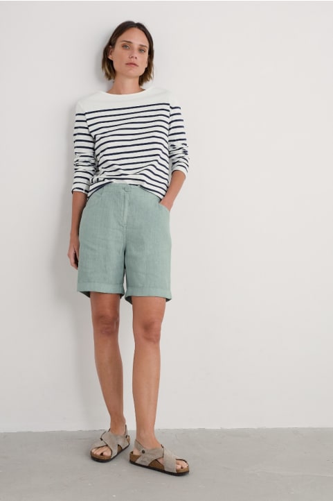 Penderleith Linen Shorts Image