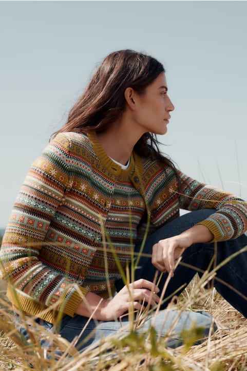 Cove Cottage Fair Isle Cardigan Image