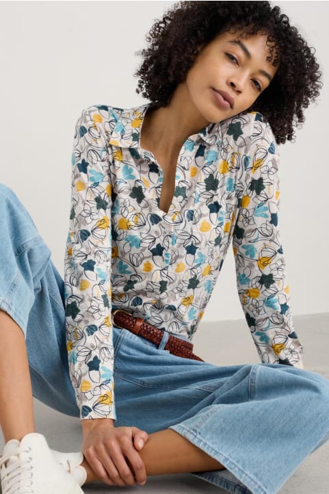 Teasel Head Organic Cotton Jersey Shirt