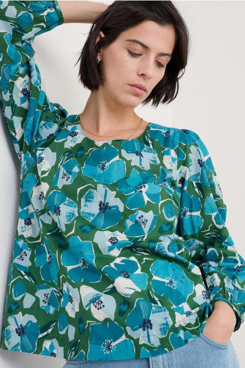 Quill Top in GOTS-Certified Organic Cotton  Image