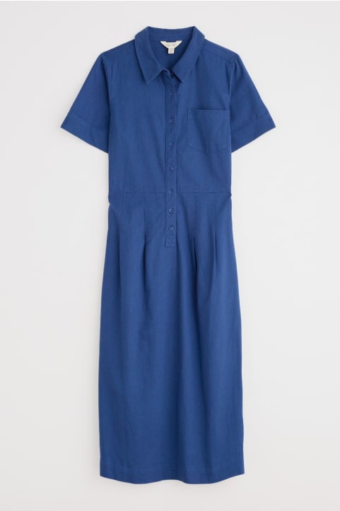 Birch Glade Organic Cotton Midi Shirt Dress Image