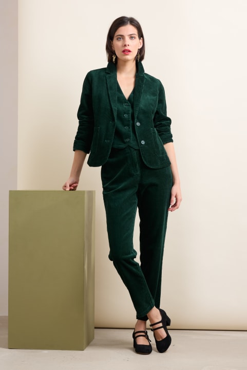 Heald Corduroy Straight-Leg Trousers