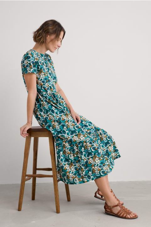 Rainette Jersey Above-Ankle Dress (GOTS) Image