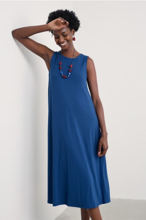 Sweet Violet Jersey Midi Dress Image