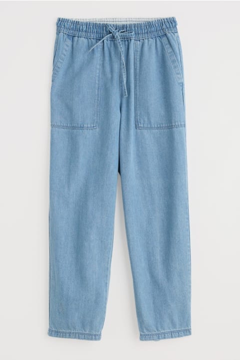 Sholl Denim-Linen Joggers Image
