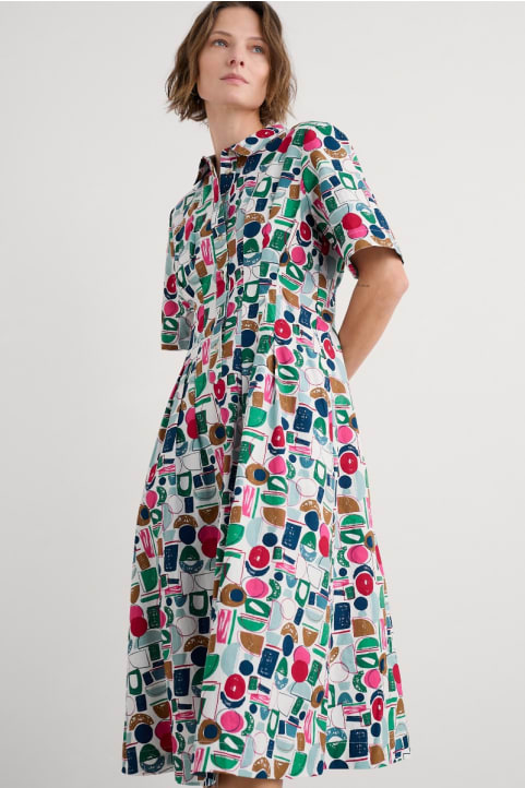 Wild Liquorice Midi Shirt Dress (GOTS) Image