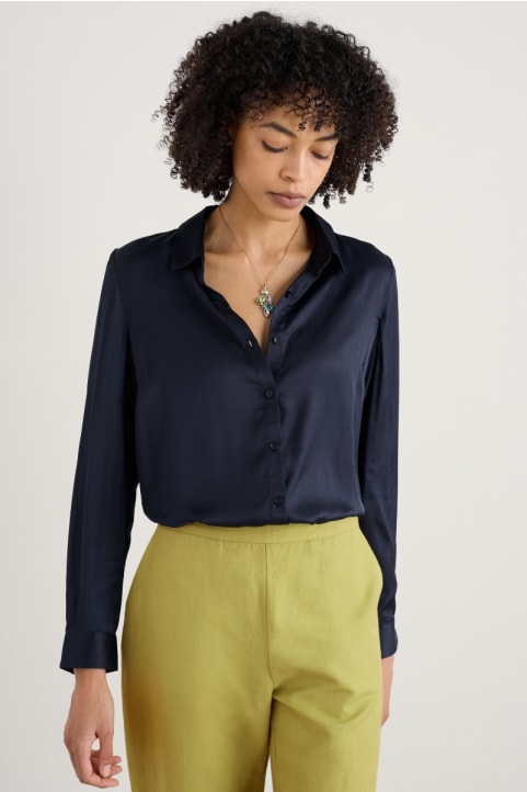 Papaver Satin Shirt Image
