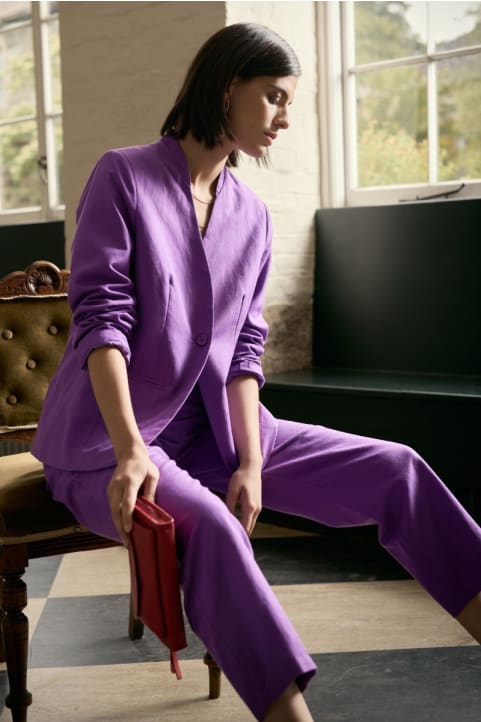 Quintet Linen Blend Blazer Image