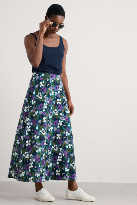 Rose A-Line Ankle Length Skirt