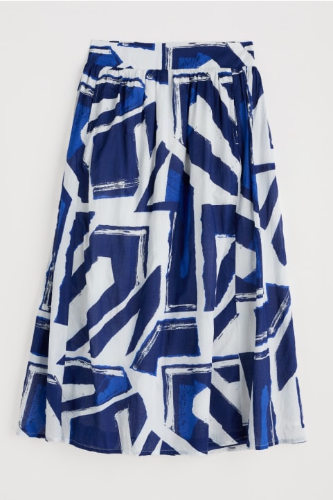 Mevagissey Organic Cotton Midi Skirt (GOTS) Image