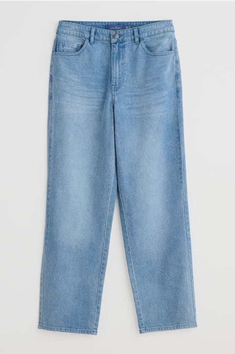 Penwith Organic Cotton Straight Leg Jeans With Stretch