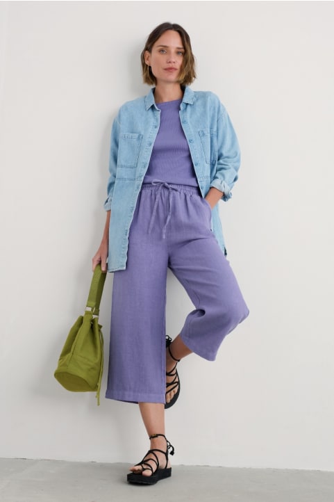 Tide Flow Linen Crops Image