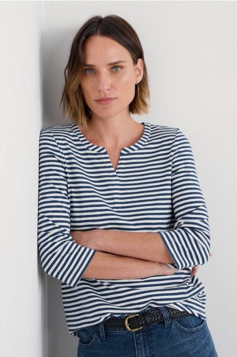 Carlyon Top in GOTS-Certified Organic Cotton Jersey