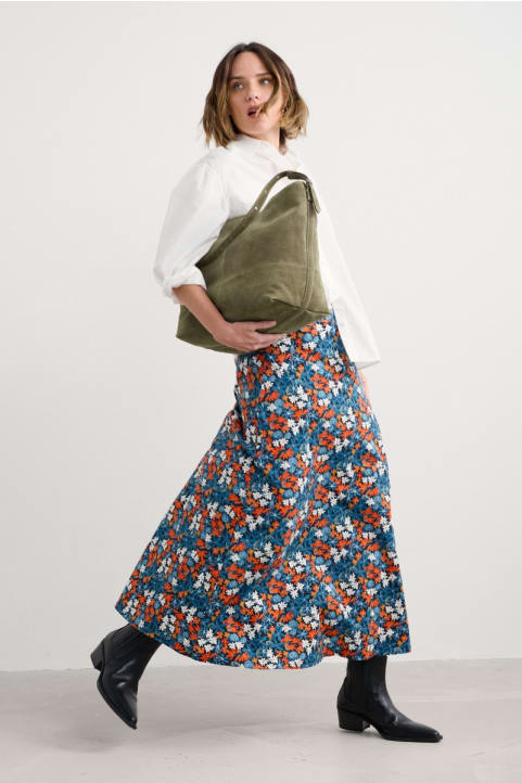 Rose A-Line Ankle Length Skirt