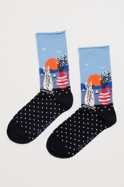 Women's Arty Organic Cotton Socks Image
