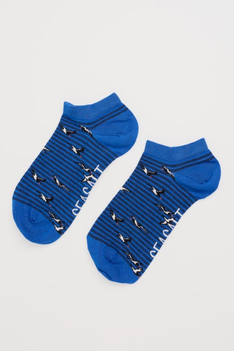 Women's Arty Trainer Socks Model Image