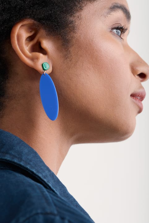 Stratton Drop Earrings Model Image