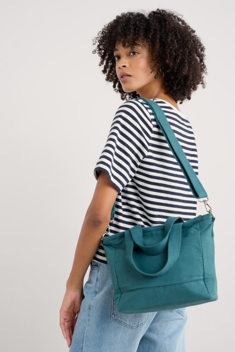 Skyflow Organic Cotton Canvas Cross Body Bag