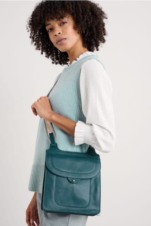 Mennor Leather Crossbody Bag