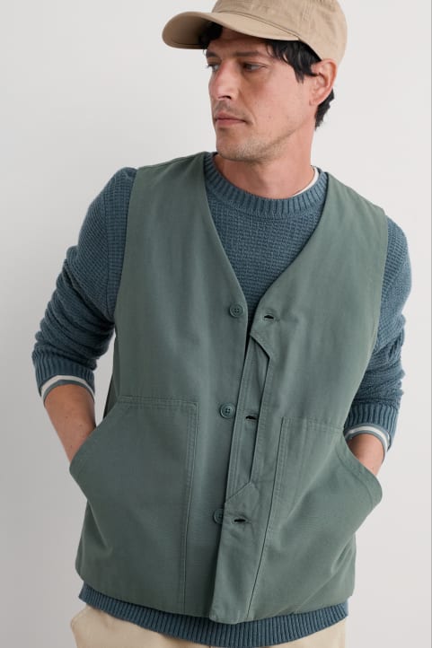 Men's Organic Cotton Metern Waistcoat Image