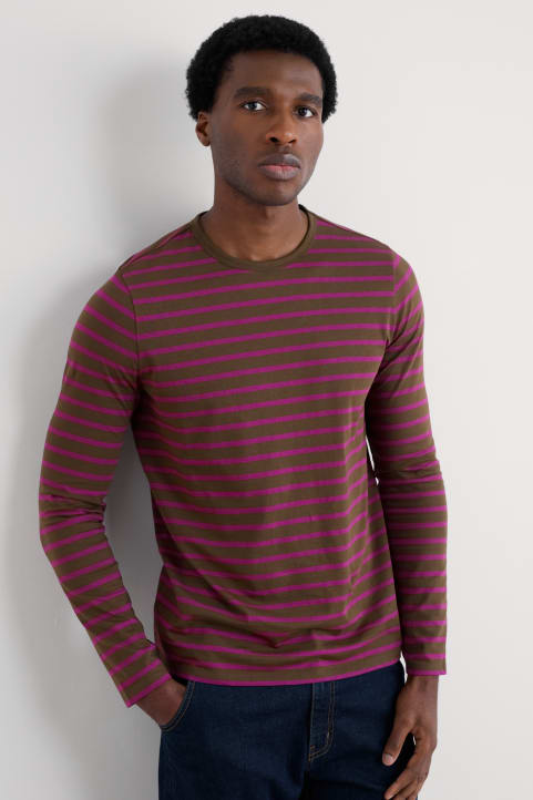 Men's Sailor Shirt With Crew Neck (GOTS) Image