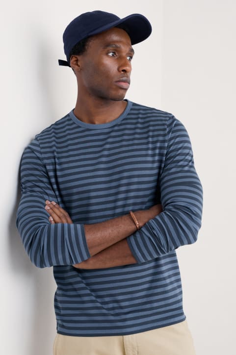 Men's Sailor Shirt With Crew Neck (GOTS) Image