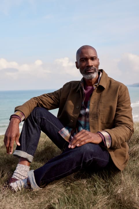 Men's Ivo Brushed Cotton Worker Jacket Image