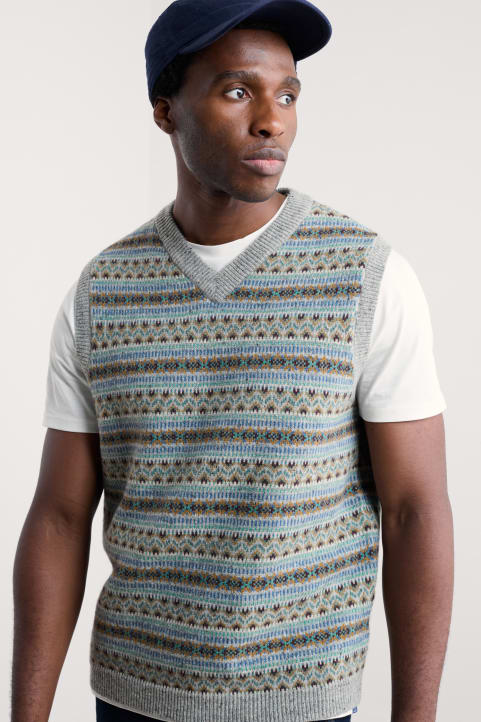 Men's Fair Isle Walt Vest Image