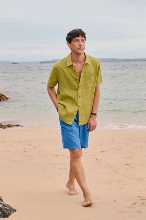 Men's Sandcart Linen Shorts Image