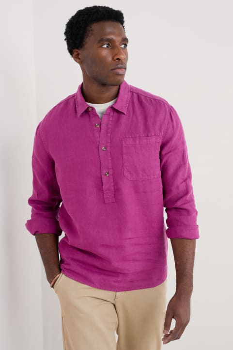 Men's Artist's Linen Shirt Image