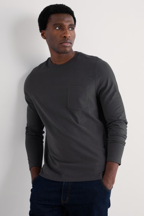 Men's Merthen Organic Cotton Long Sleeve Top (GOTS) Image