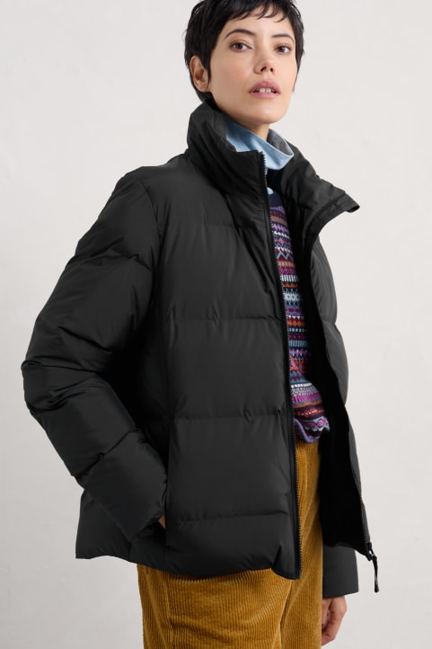 Field Path Padded Waterproof Jacket Model Image