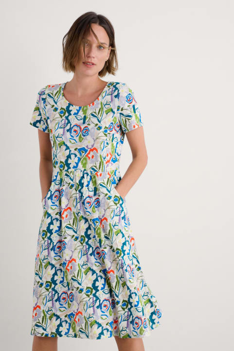 Enor Fit-and-Flare Dress Model Image