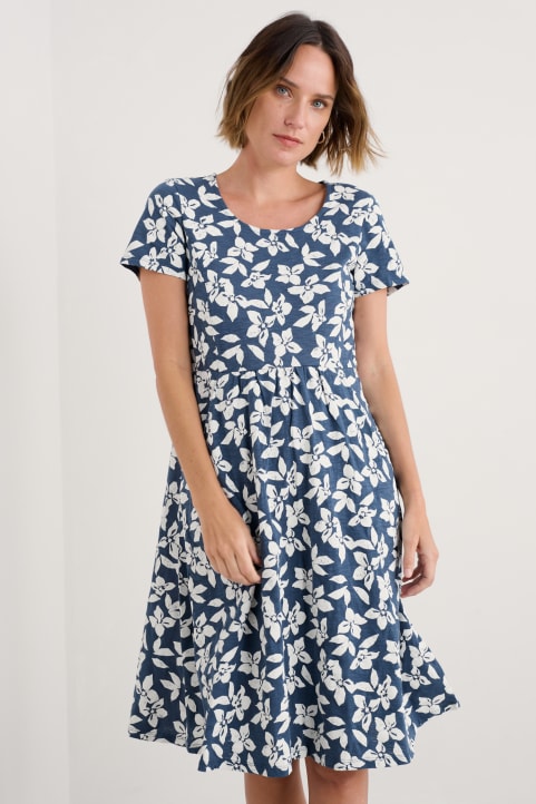 Enor Fit-and-Flare Dress Model Image