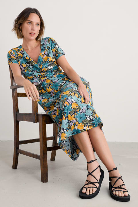 Chapelle Dress in GOTS-Certified Organic Cotton Jersey Model Image
