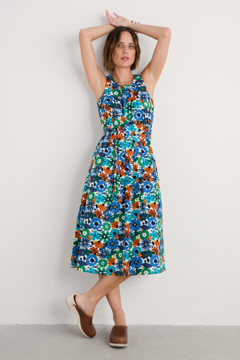 Belle Fit-and-flare Midi Dress Image