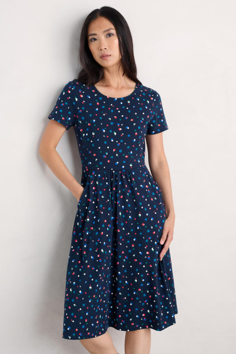 April Short Sleeve Dress Image