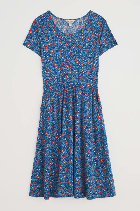 April Short Sleeve Dress Model Image