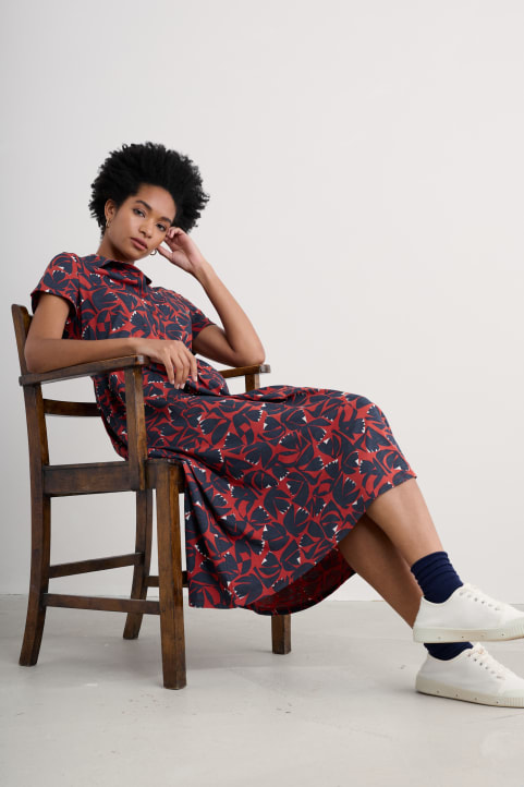 Mainland Jersey Midi Dress Image