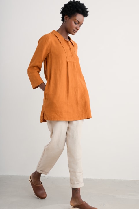 Tide Clock 3/4 Sleeve Tunic Image