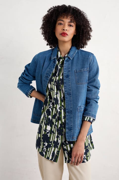 Wren Flutter Longline Shirt Image