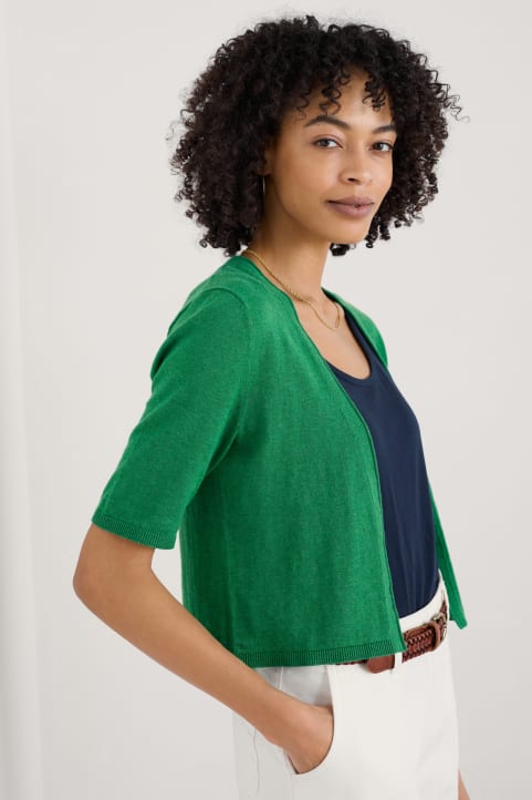 Maria Organic Cotton Cardigan Image