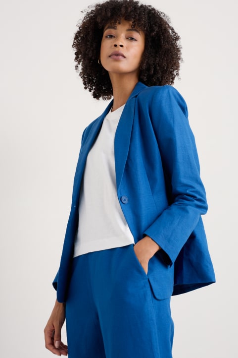 Erica Linen Blend Blazer Image