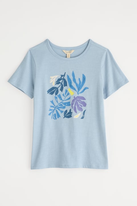 Printing Ink Organic Cotton T-shirt Model Image