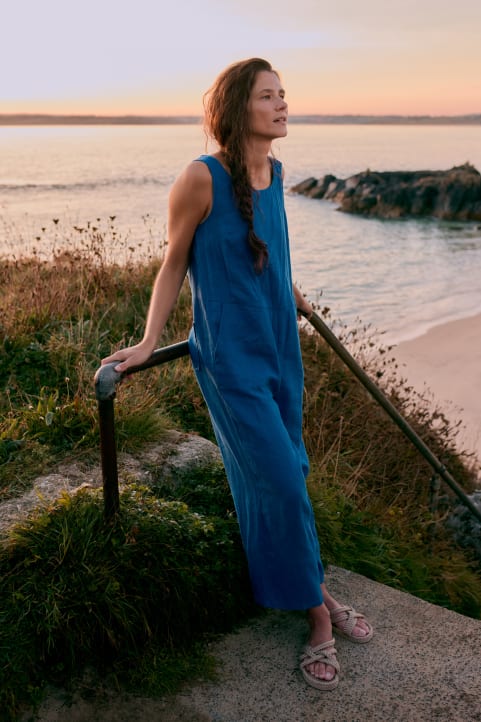 Salt Air Wide Leg Jumpsuit Image