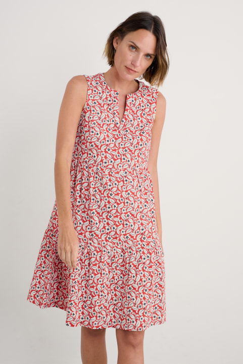 Bodelva Sleeveless Jersey Dress Model Image