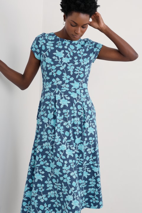 Wild Bouquet Jersey Midi Dress Image
