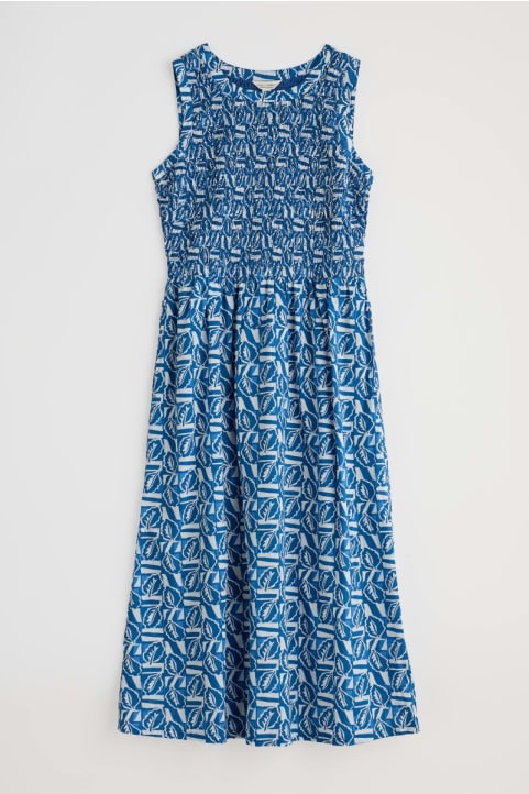 Meadowsweet Sleeveless Dress in GOTS-Certified Organic Cotton
