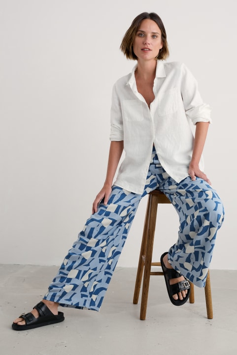 Moresk Wide Leg Trousers Image